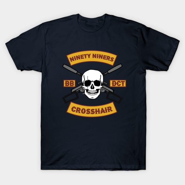 Ninety Niners-Crosshair! T-Shirt by wanderlust untapped